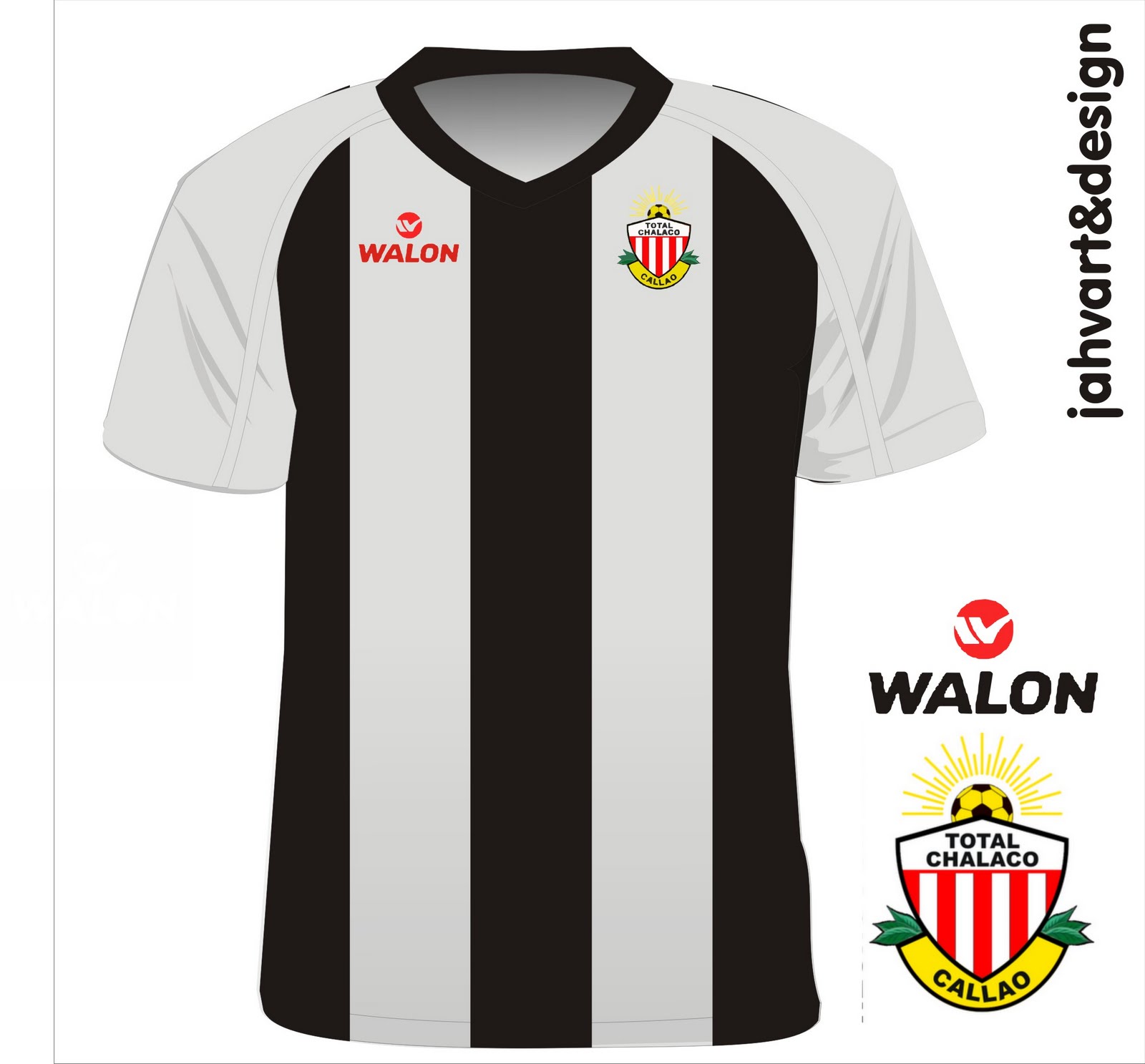 jahv art&desing Total Chalaco 2nd kit walon football jersey