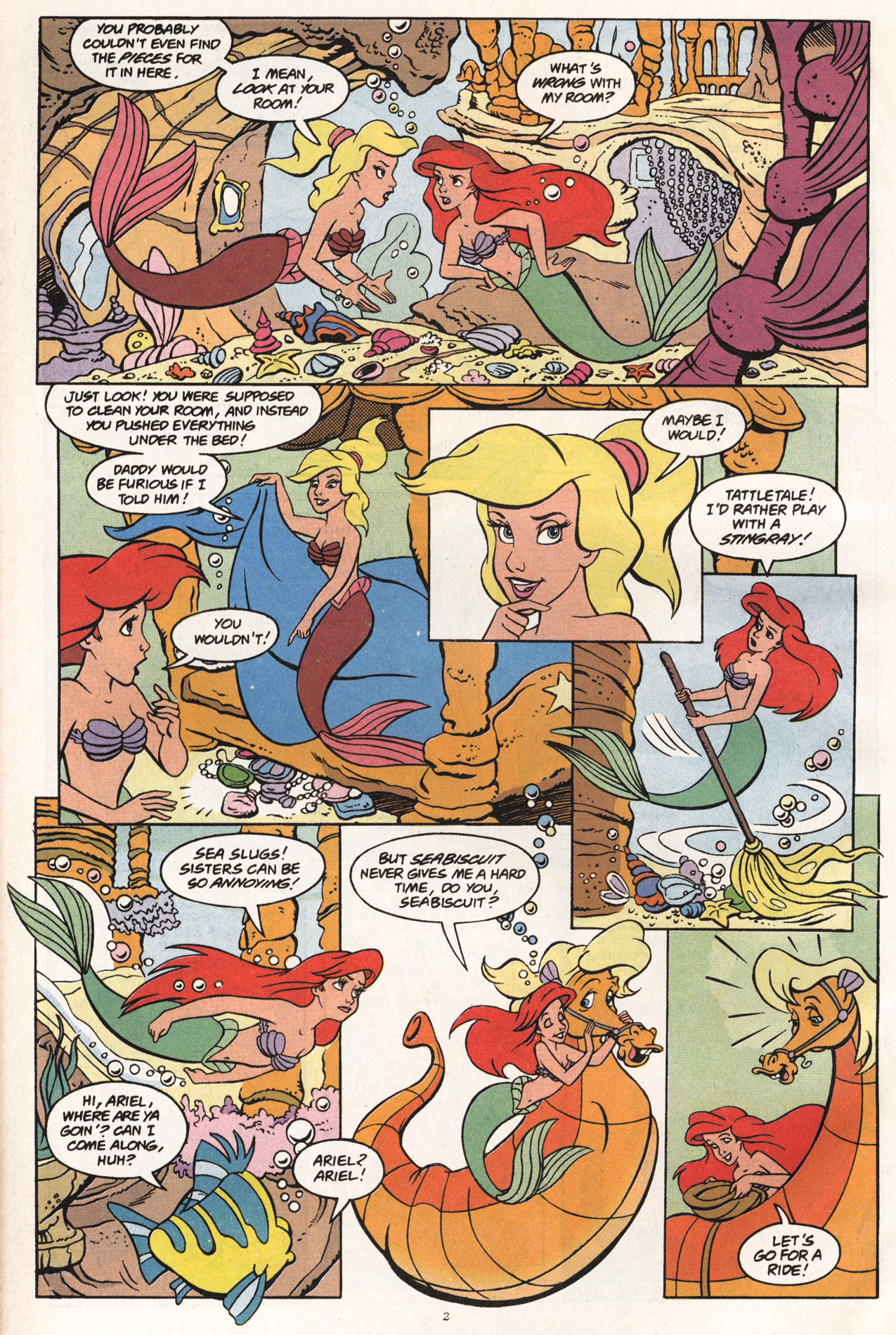 Read online Disney's The Little Mermaid comic -  Issue #4 - 4