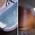 Modern Wooden Beautifully Decorated Bathtub
