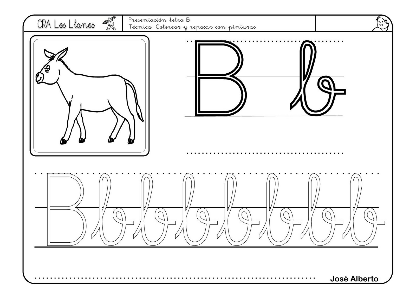 A BIT IN SPANISH, A BIT IN ENGLISH La B