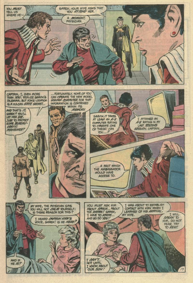 Read online Star Trek (1984) comic -  Issue #7 - 18