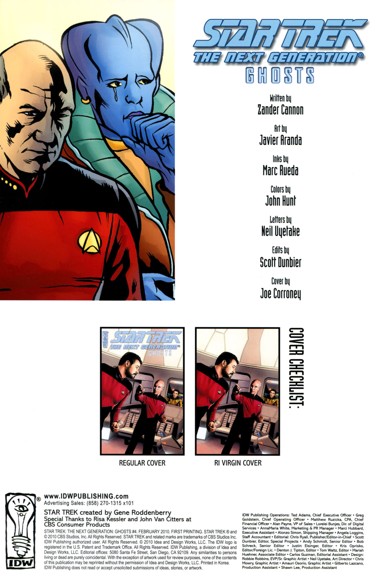 Read online Star Trek: The Next Generation: Ghosts comic -  Issue #4 - 2