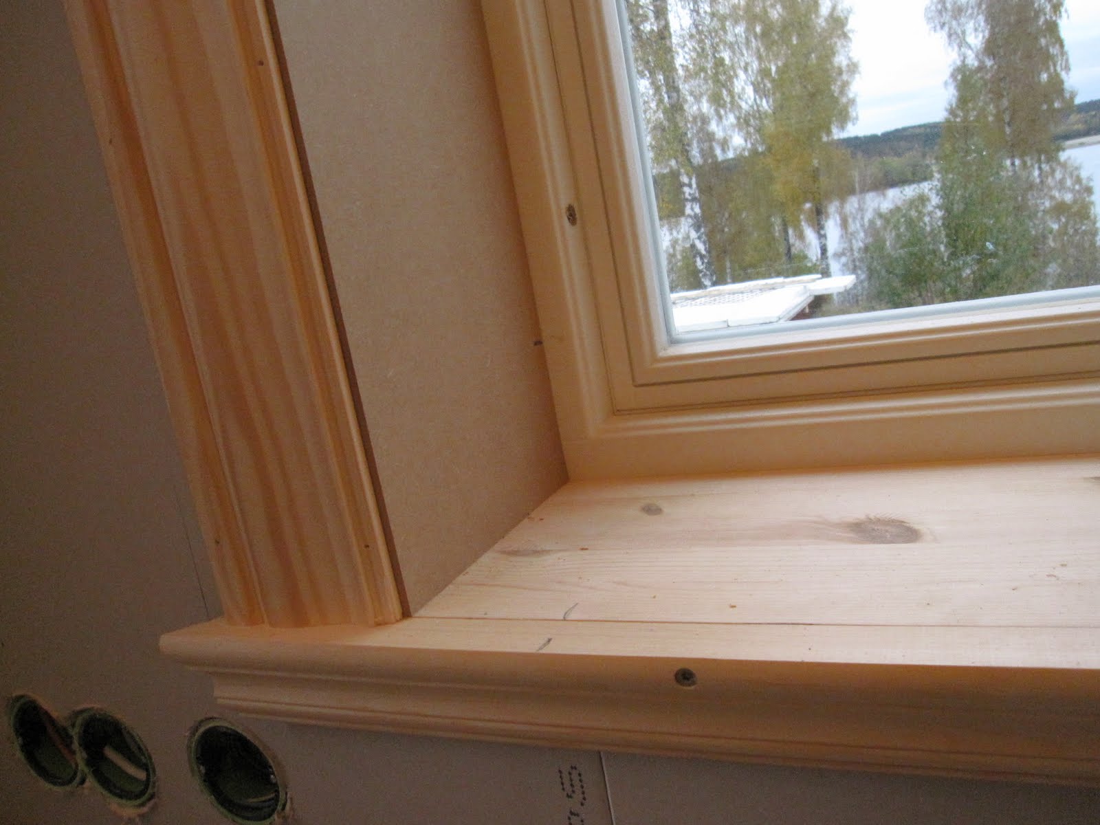 Steg för steg....: Fönsterfoder