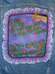 Wet-felted "Water Lilies"
