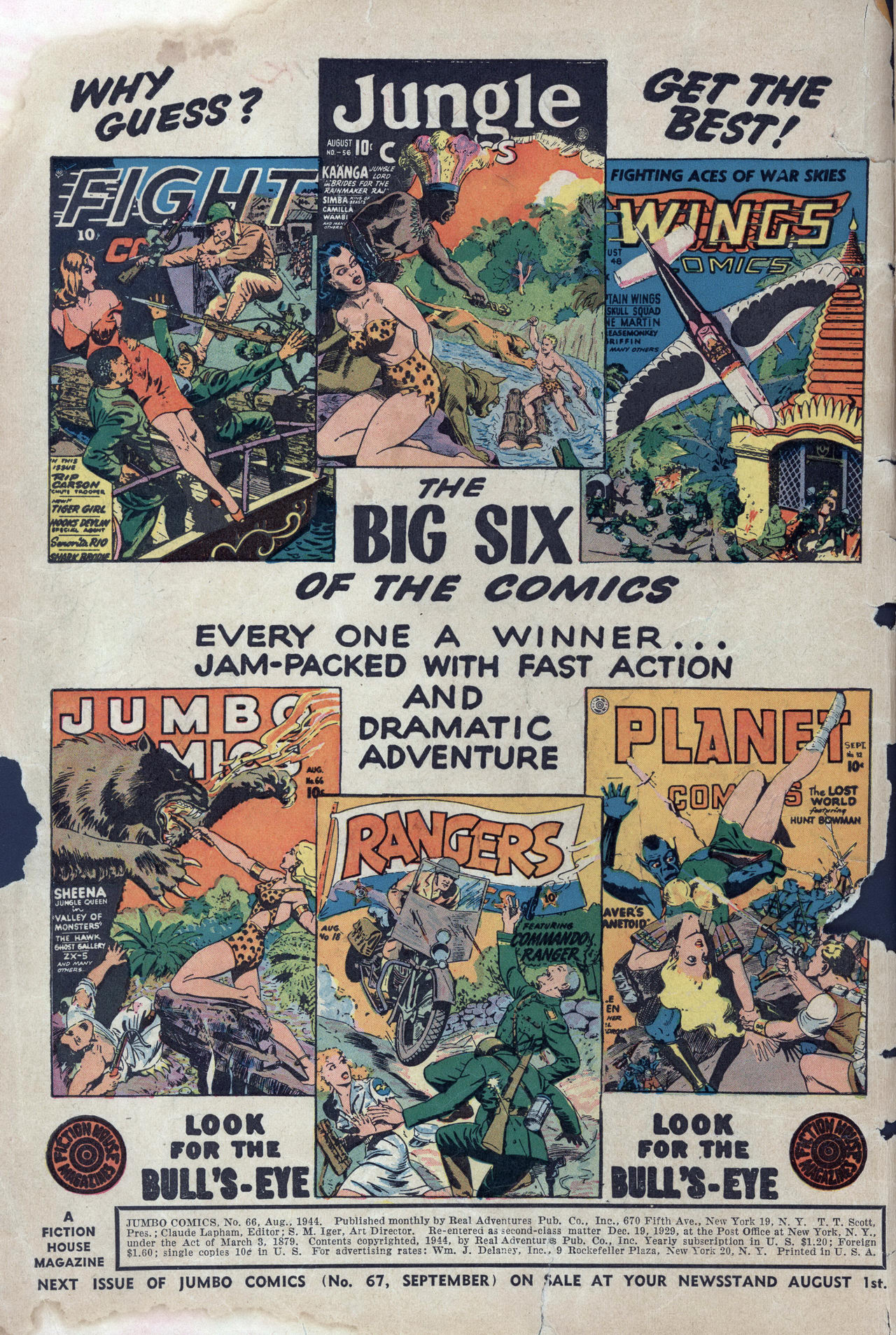 Read online Jumbo Comics comic -  Issue #66 - 2