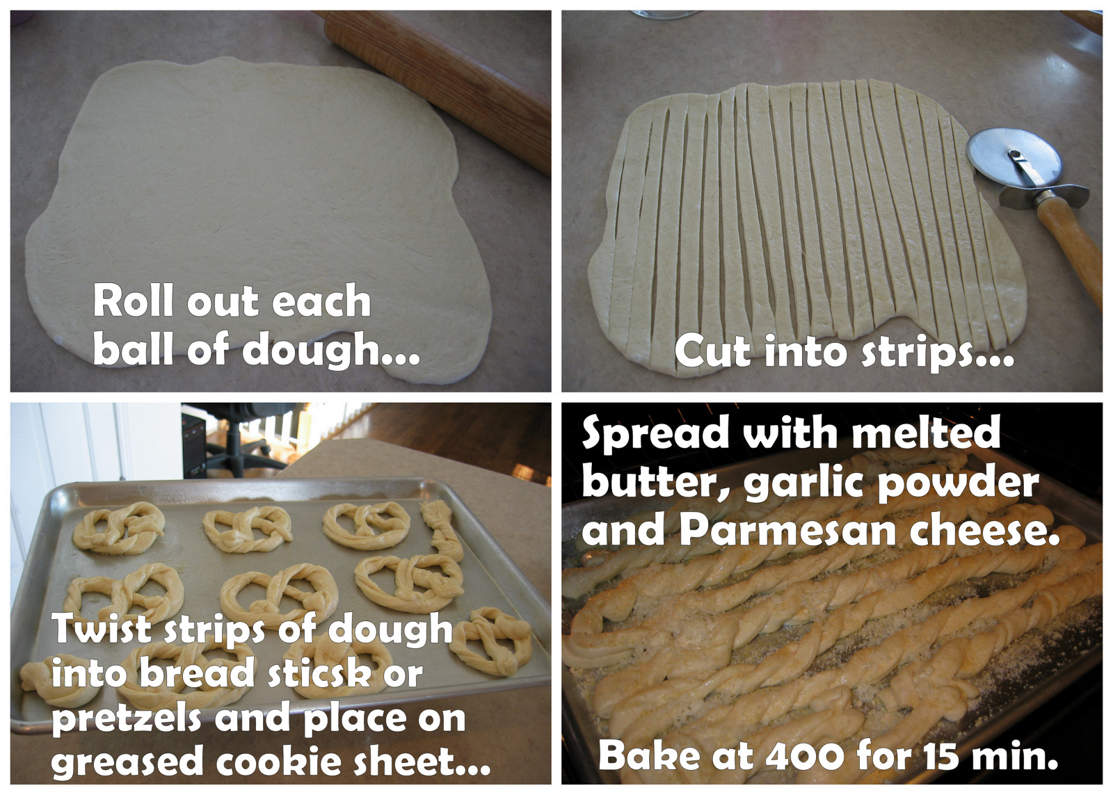 Pink Cookies with Sprinkles Fun with bread dough...