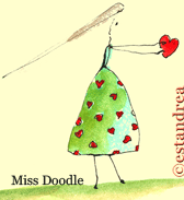 Cestandrea's Illustration Blog: Miss Doodle's Day
