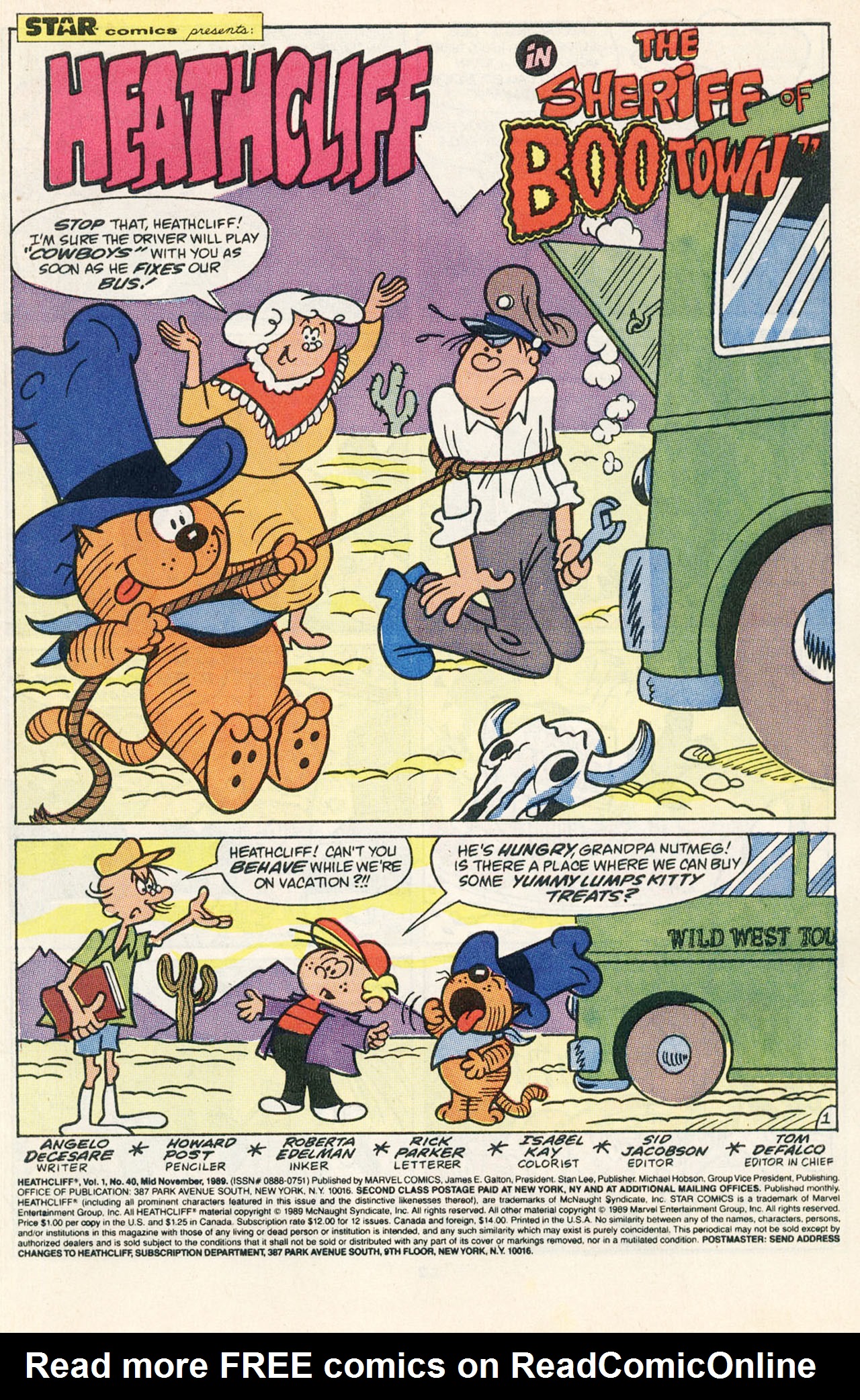 Read online Heathcliff comic -  Issue #40 - 3