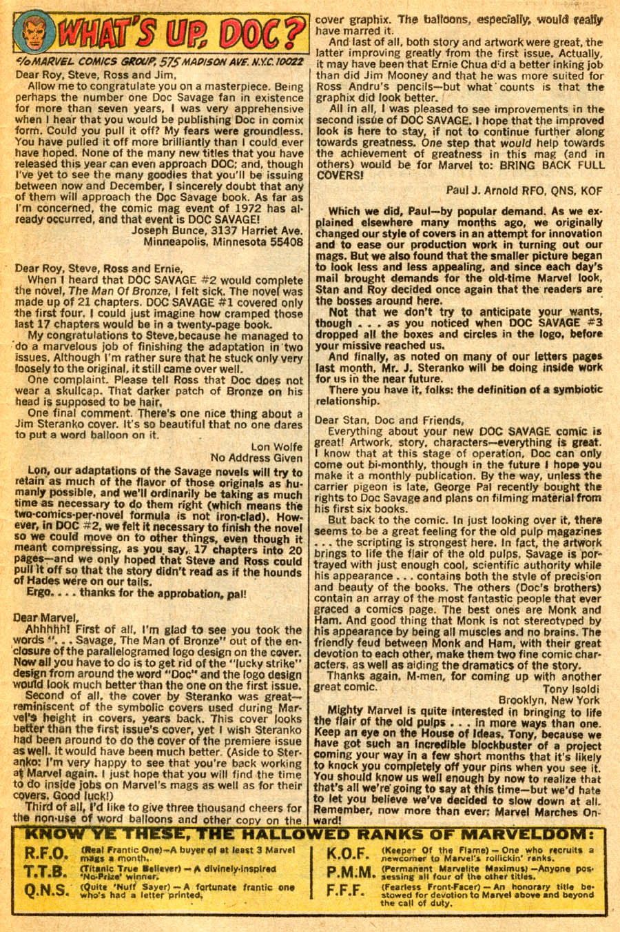 Read online Doc Savage (1972) comic -  Issue #4 - 22
