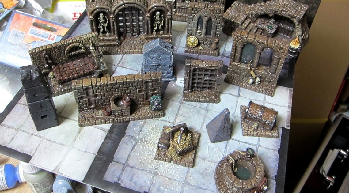 sixtwentyeight: 28mm dungeon furniture