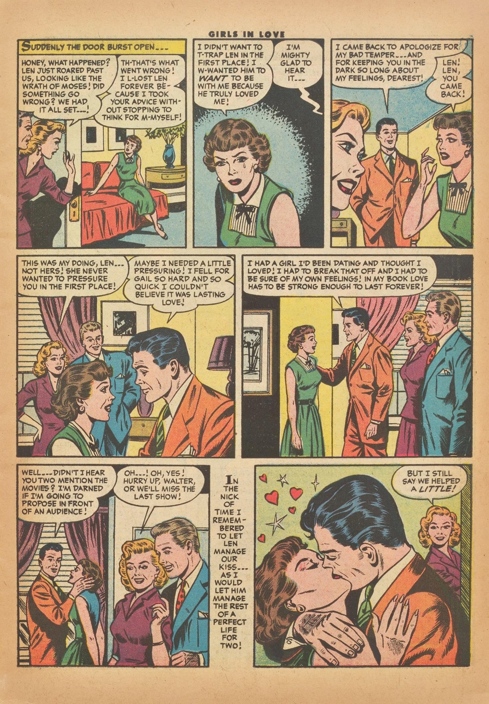 Read online Girls in Love (1955) comic -  Issue #51 - 11