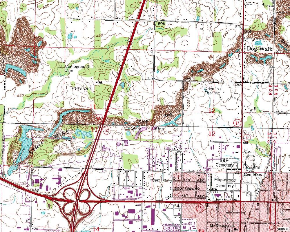 Abandoned Coal Mines Map