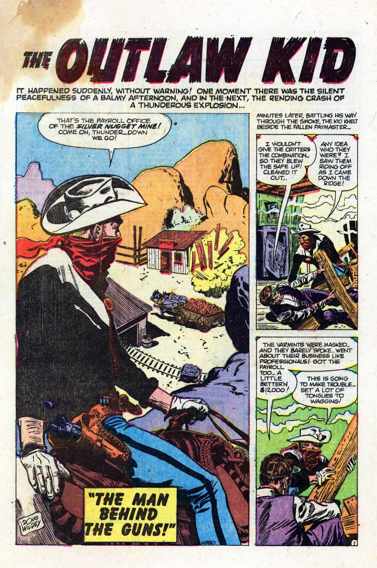 Read online The Outlaw Kid (1954) comic -  Issue #10 - 28
