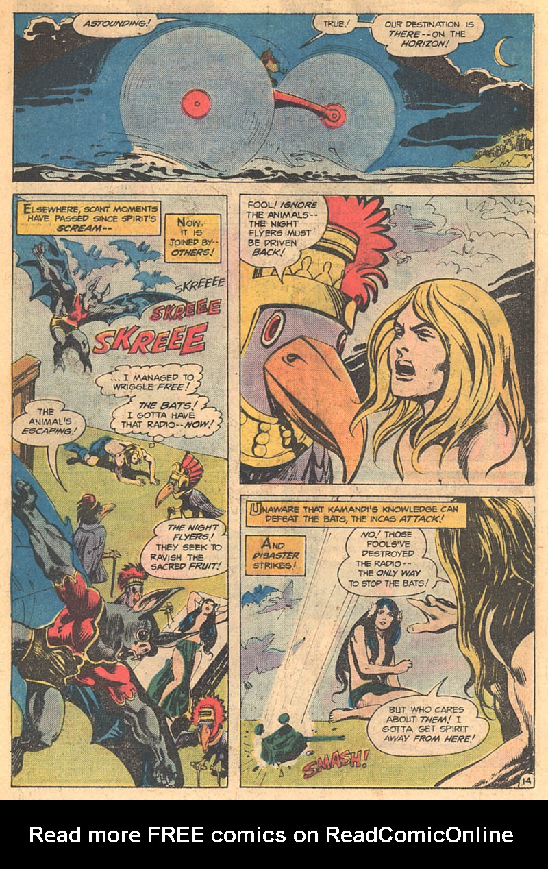 Read online Kamandi, The Last Boy On Earth comic -  Issue #52 - 16