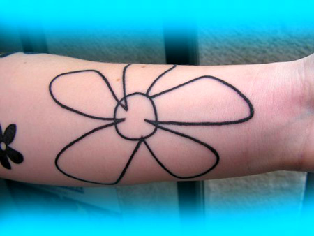 Imagenes de tattoo flor para  espalda,  blackwork