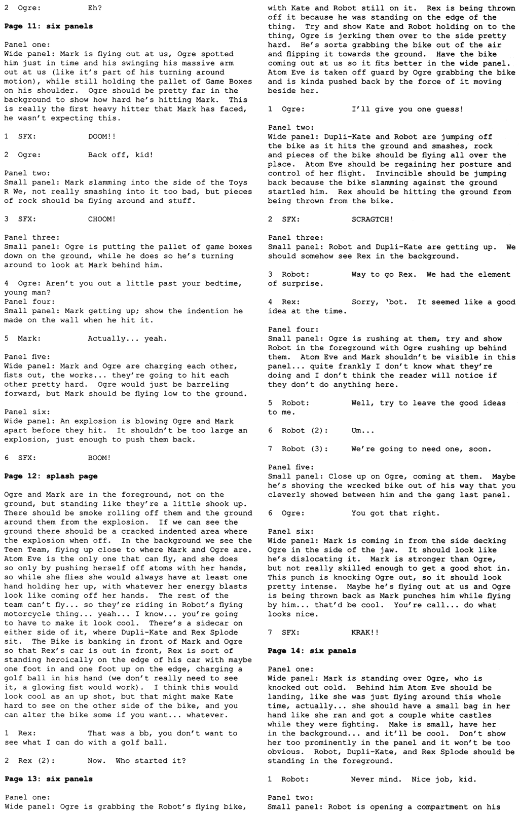 Read online Invincible Script Book comic -  Issue # Full - 13