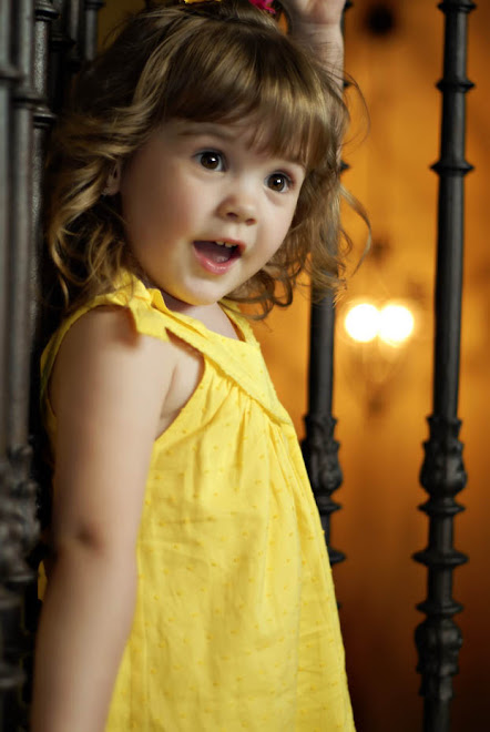 Little Ms. Kaylee, was full of energy during her photo shoot.