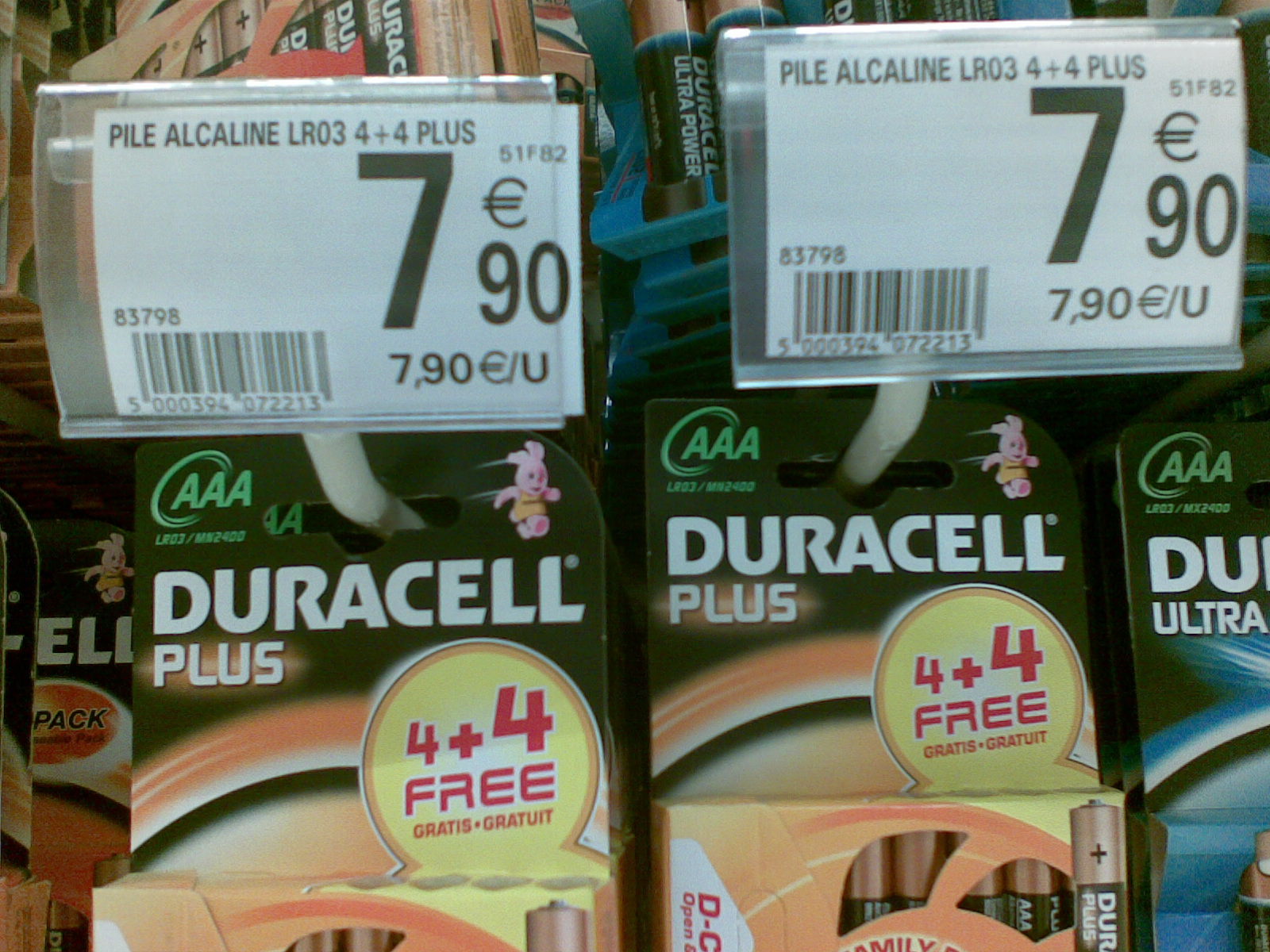 Arnaque aux promotions Auchan Duracell les piles