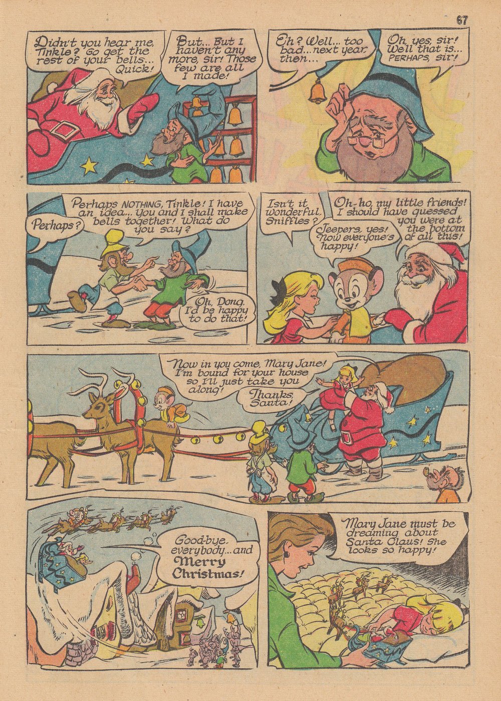 Read online Bugs Bunny's Christmas Funnies comic -  Issue # TPB 2 - 69