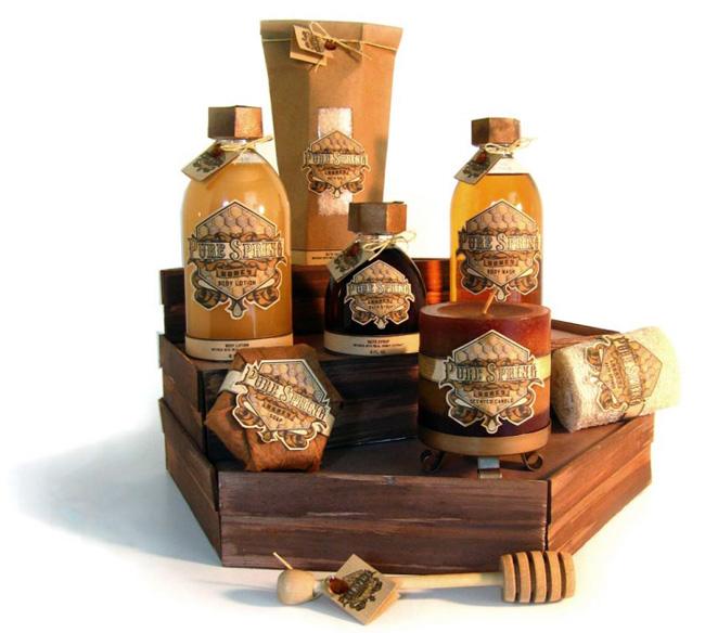 Pure Spring on Packaging of the World - Creative Package Design Gallery