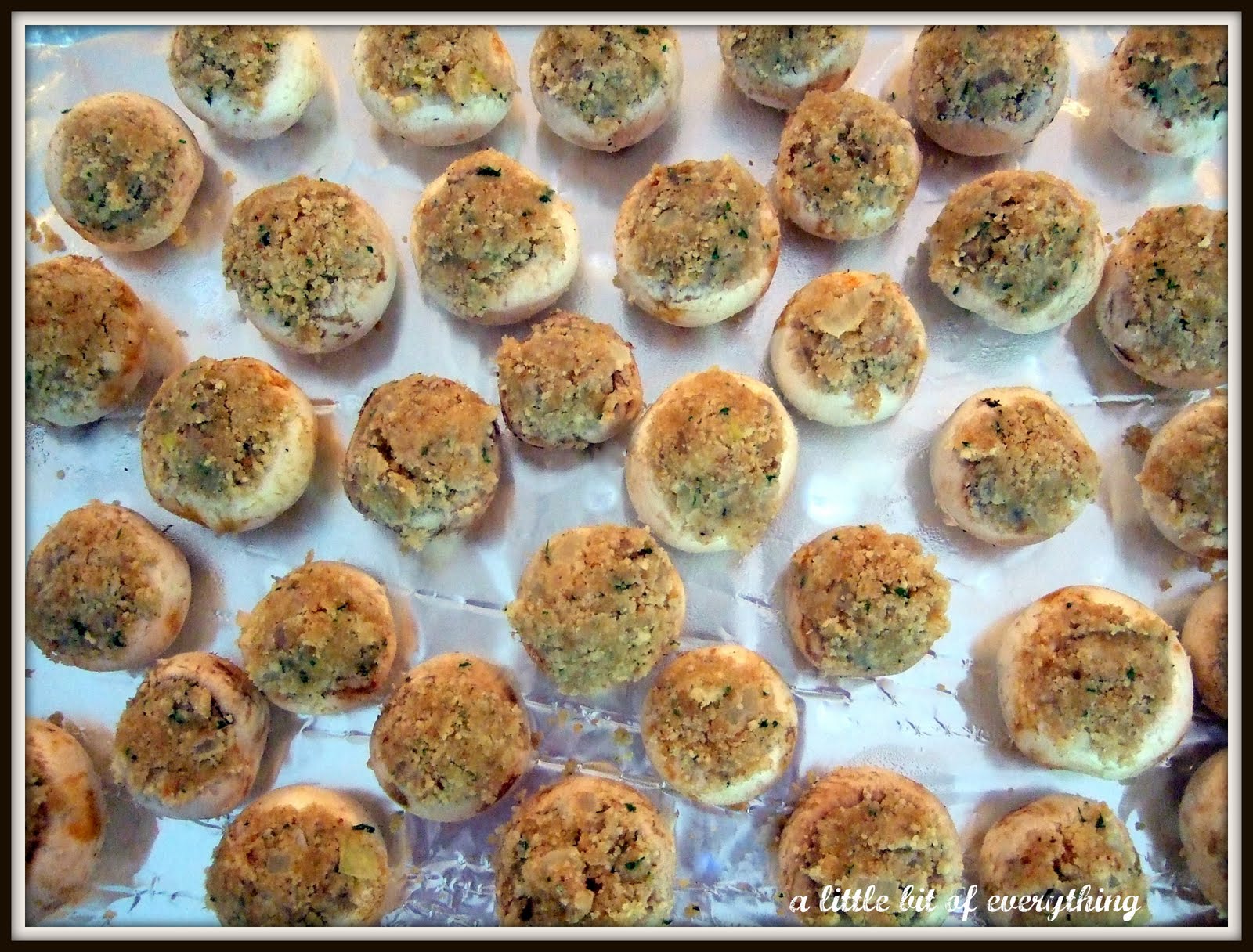 a little bit of everything: Recipe: Stuffed Mushrooms