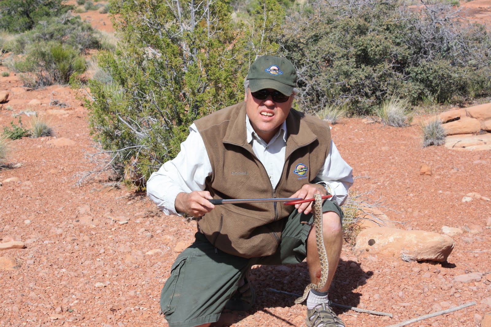 Mojave Brad: Catching a Great Basin Rattlesnake at Toroweap!