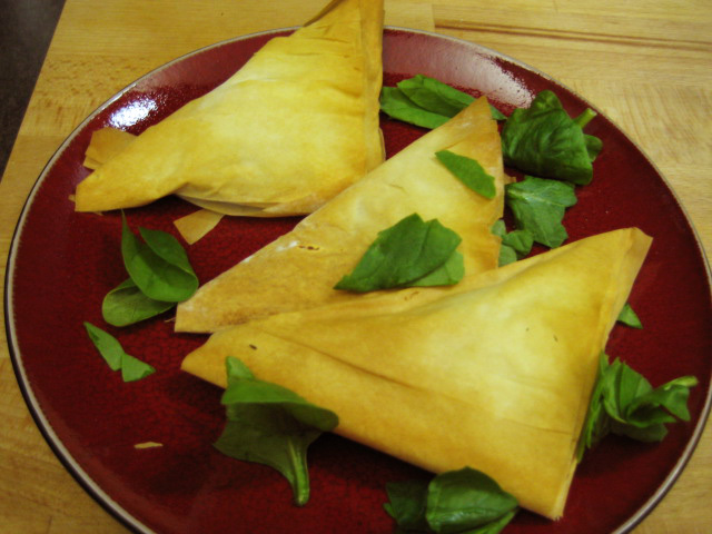 Vegetarian Skinny: Quick & Easy Spinach Turnovers