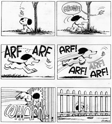 Snoopy vs. A Leaf