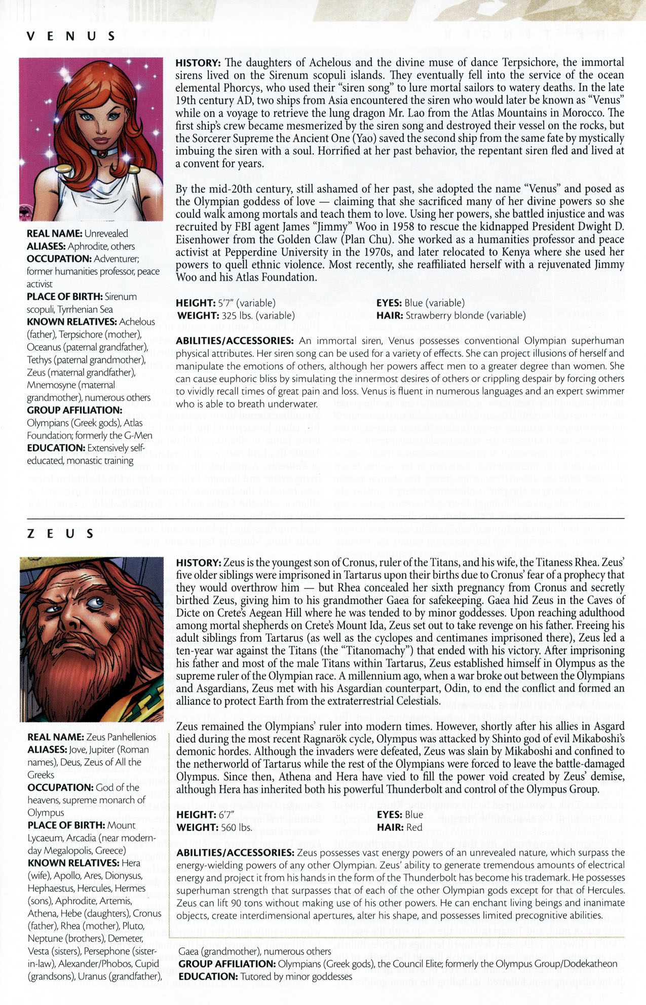 Read online Thor & Hercules: Encyclopaedia Mythologica comic -  Issue # Full - 47