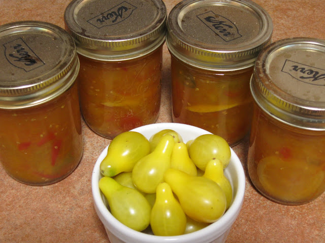 Yellow Pear Tomato Preserve