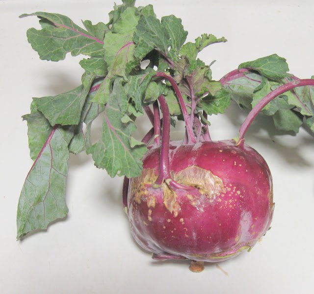 Roasted Kohlrabi and Eggs with Greens