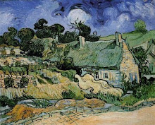 Vincent Van Gogh, Caseríos con tejado de paja en Cordeville