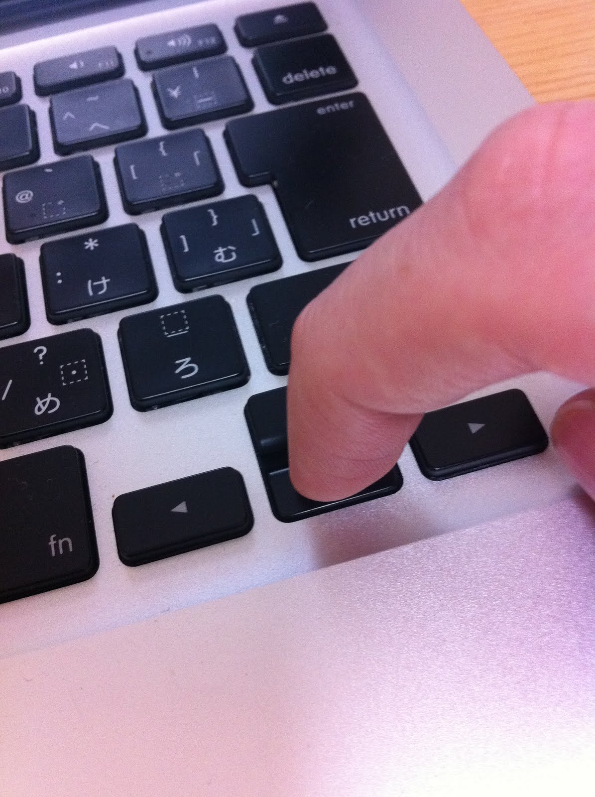 David's Rakugaki Workaround for a broken down key on a MacBook Pro