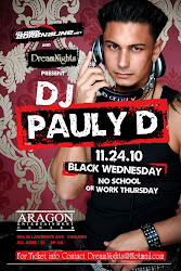 DJ Pauly D of Jersey Shore @ Aragon Ballroom::Black Wednesday, 11/24::