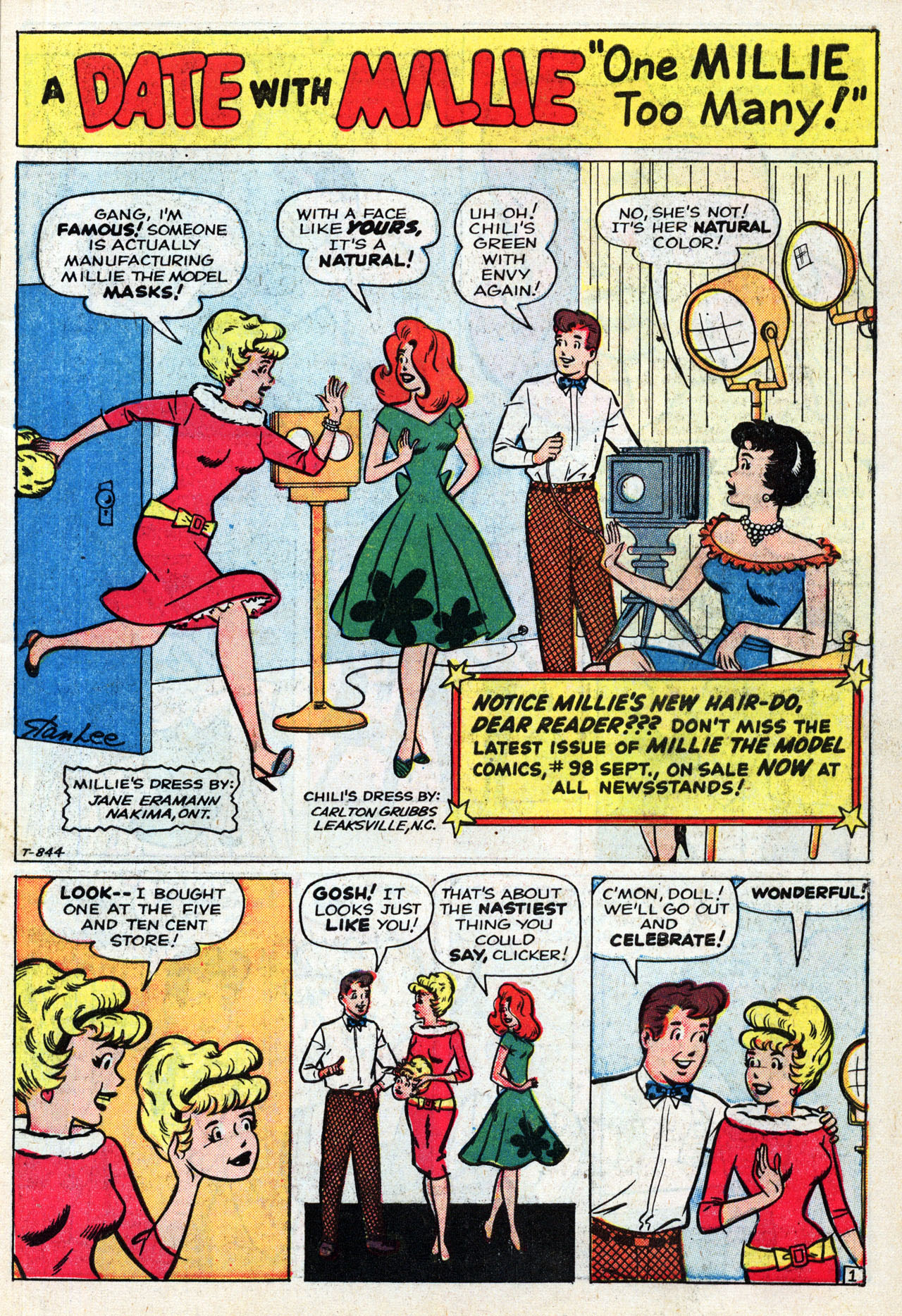 Read online A Date with Millie (1959) comic -  Issue #6 - 3