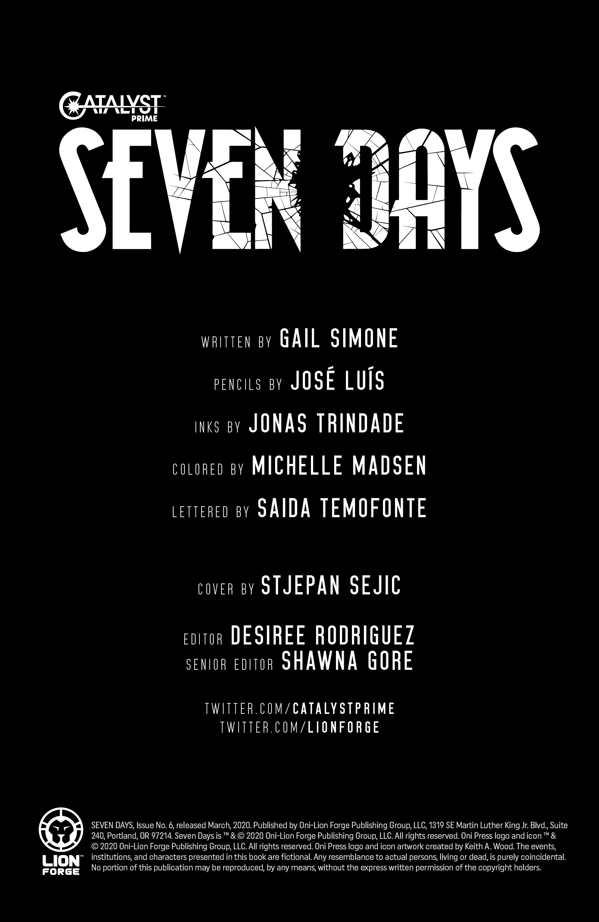Read online Catalyst Prime: Seven Days comic -  Issue #6 - 2