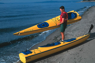 SECTIONAL SEA KAYAK: EasyRider Eskimo 22 foot Tandem 2-piece Kayak