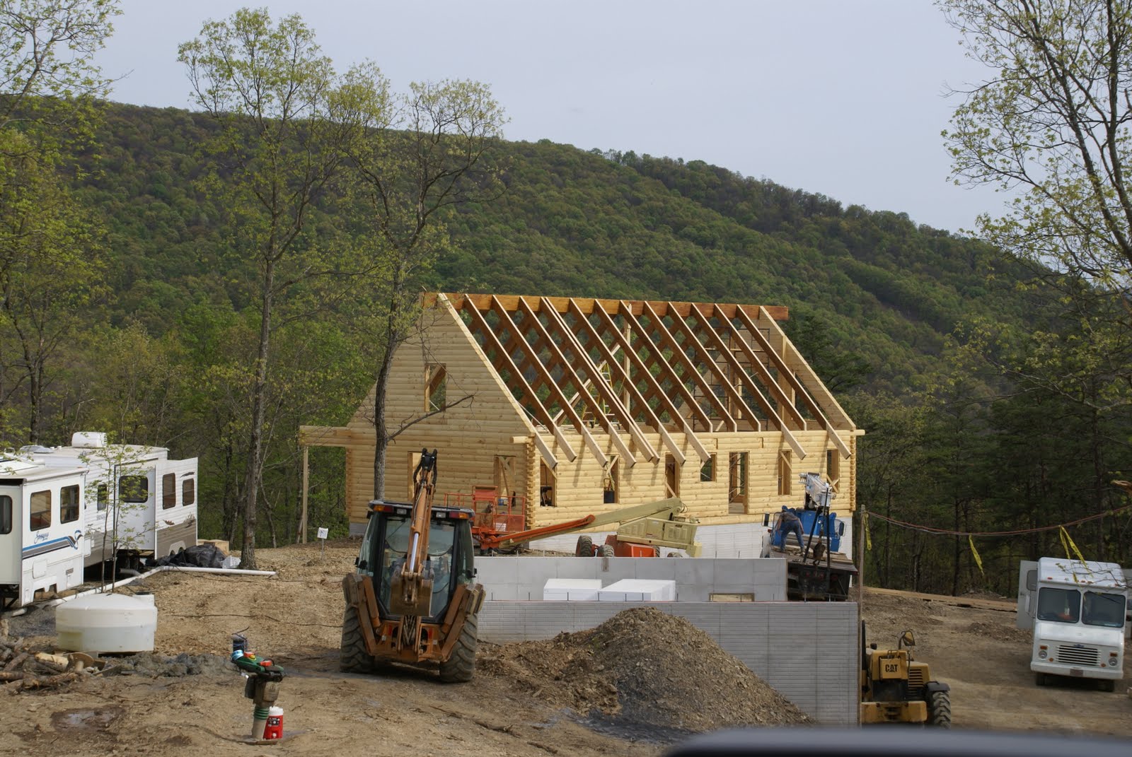 Hidden Bend Retreat, Romney West Virginia: Big Progress, Gables & Heavy ...