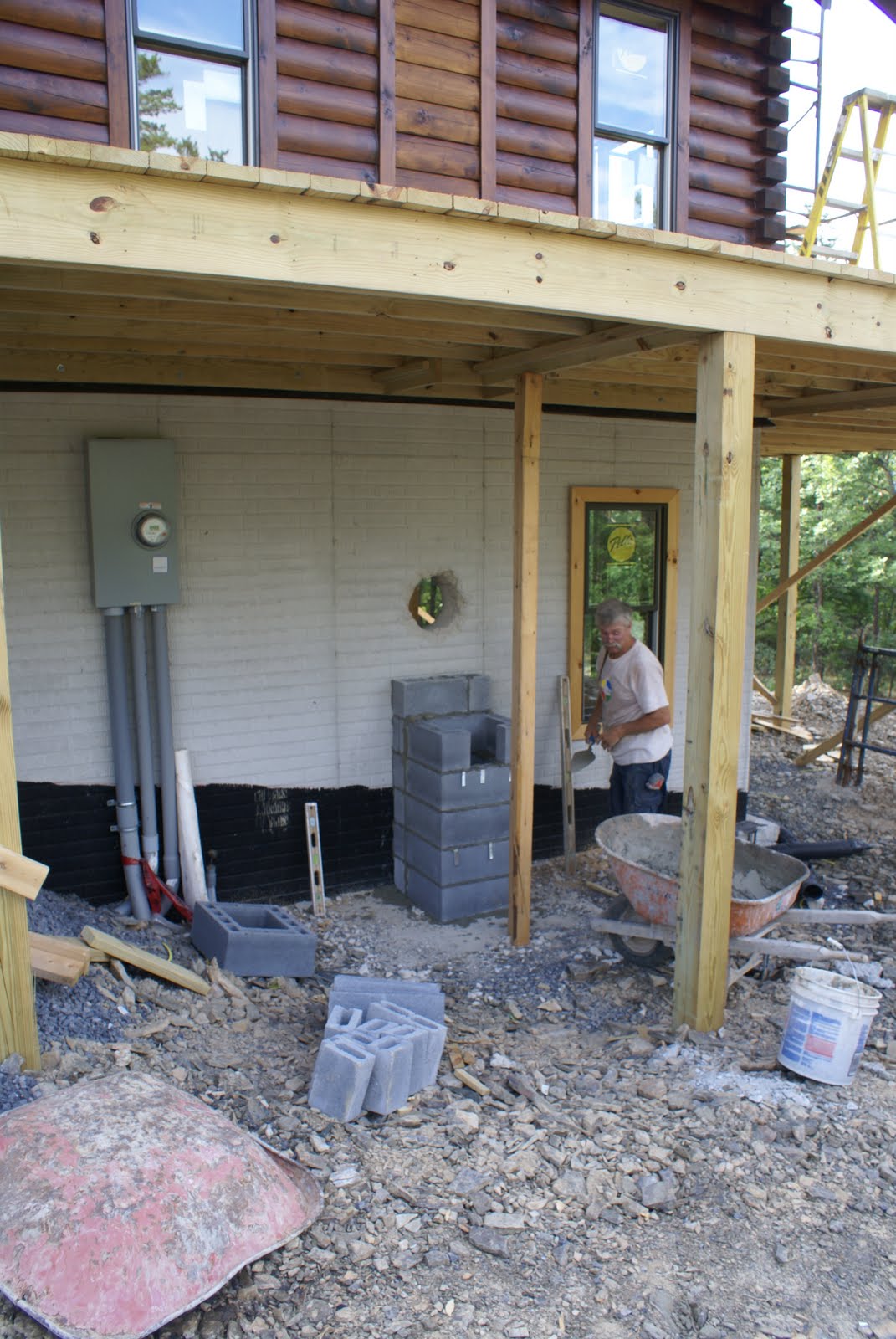 Hidden Bend Retreat, Romney West Virginia Wood Stove Chimney