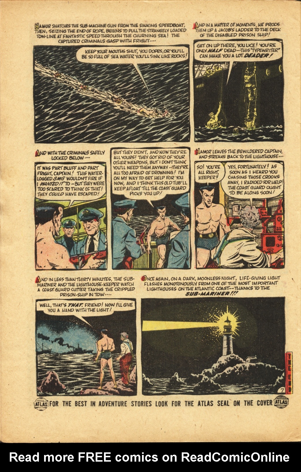 Read online Sub-Mariner Comics comic -  Issue #42 - 24