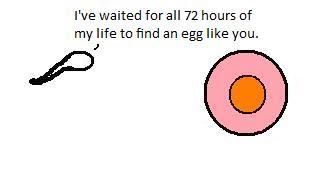 Sperm Meets Egg - I've waited for all 72 hours of my life to find you