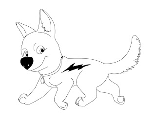 bolt coloring pages