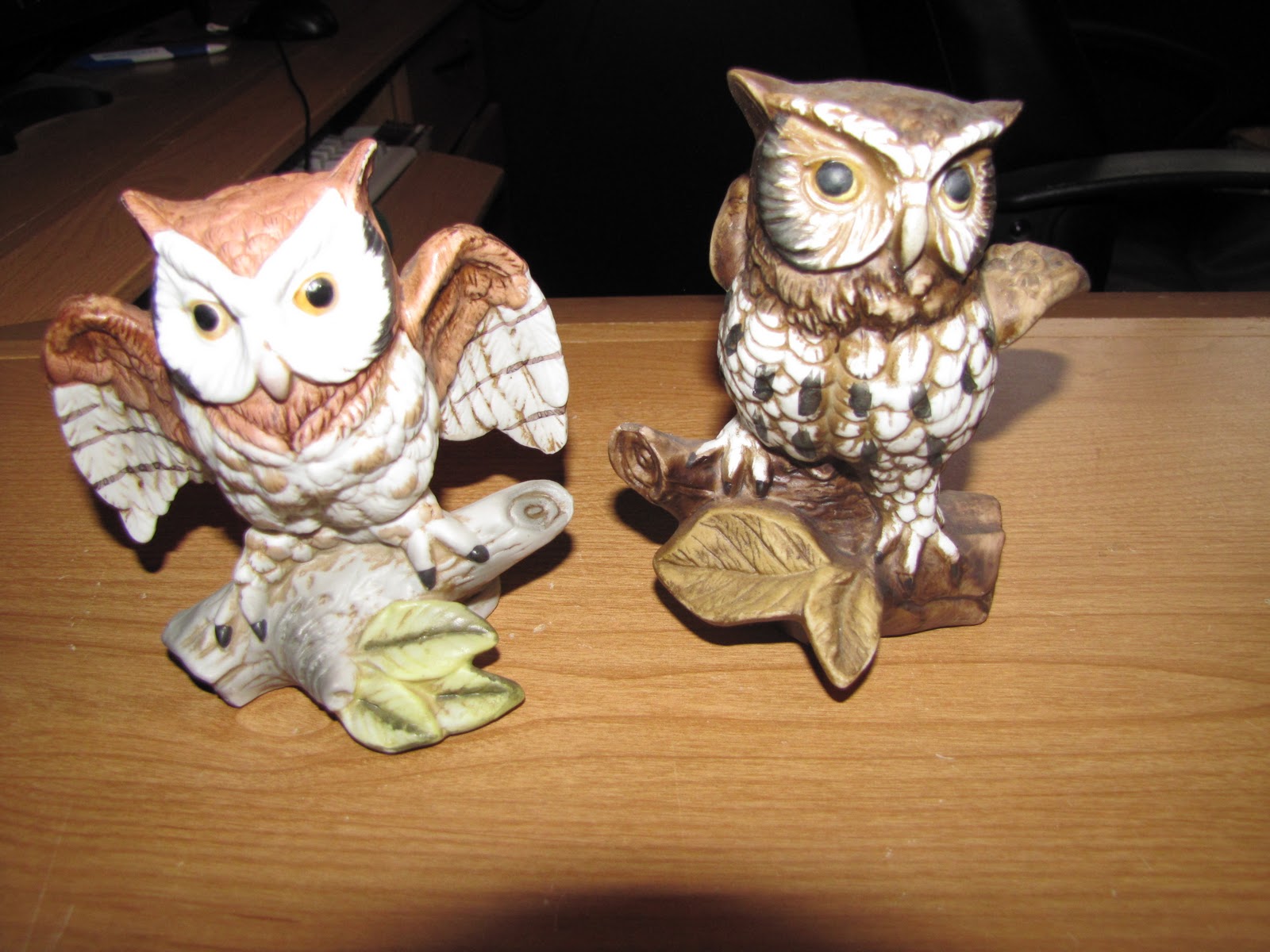Sustainably Chic Designs OWLS...Ceramic Animals=LOVE