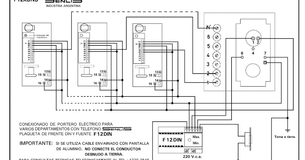 Porteros Electricos Ubaldo Angel Guardia: Conexion Portero SENLIS para
