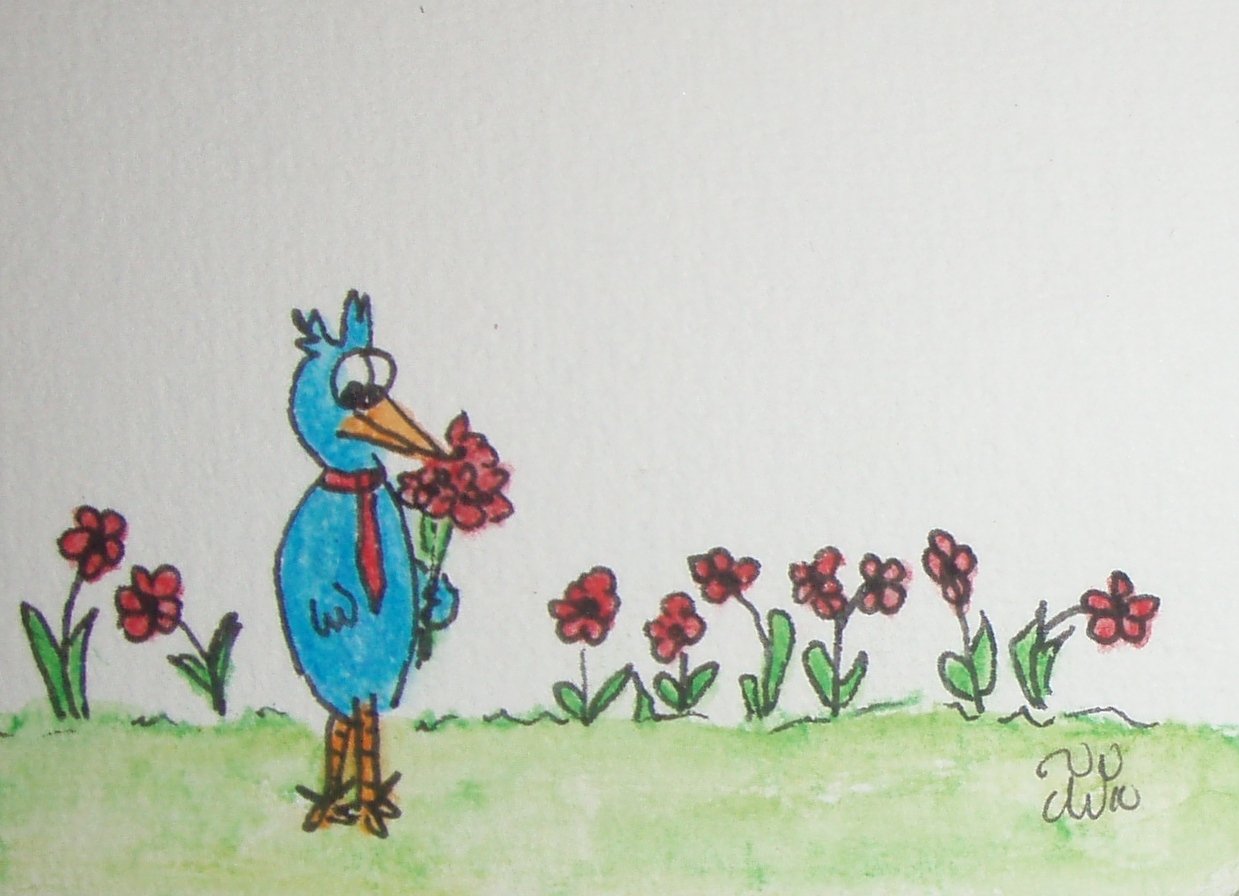 [Pink+Bird+-+Blue+Bird+Picking+Flowers.JPG]