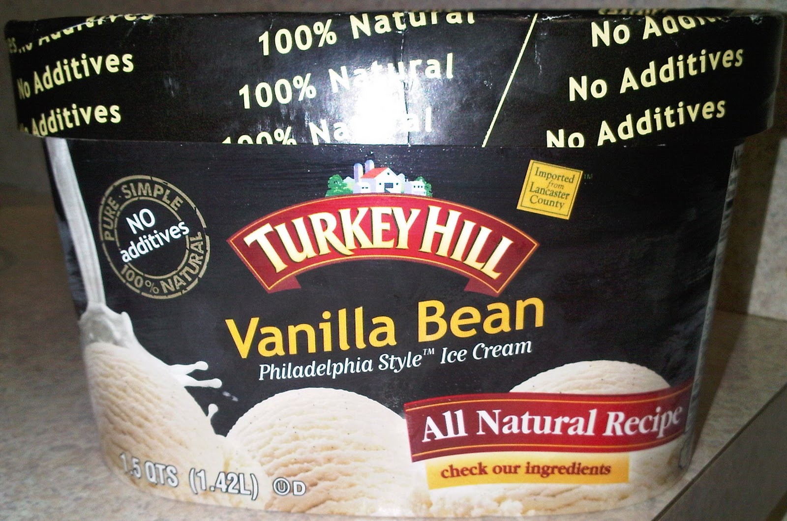 CASUAL GLAM Turkey Hill Vanilla Bean Ice Cream