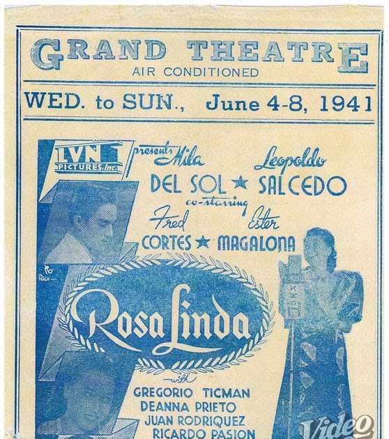 Video 48 RARE PREWAR TAGALOG MOVIE FLYERS 25 MILA DEL SOL