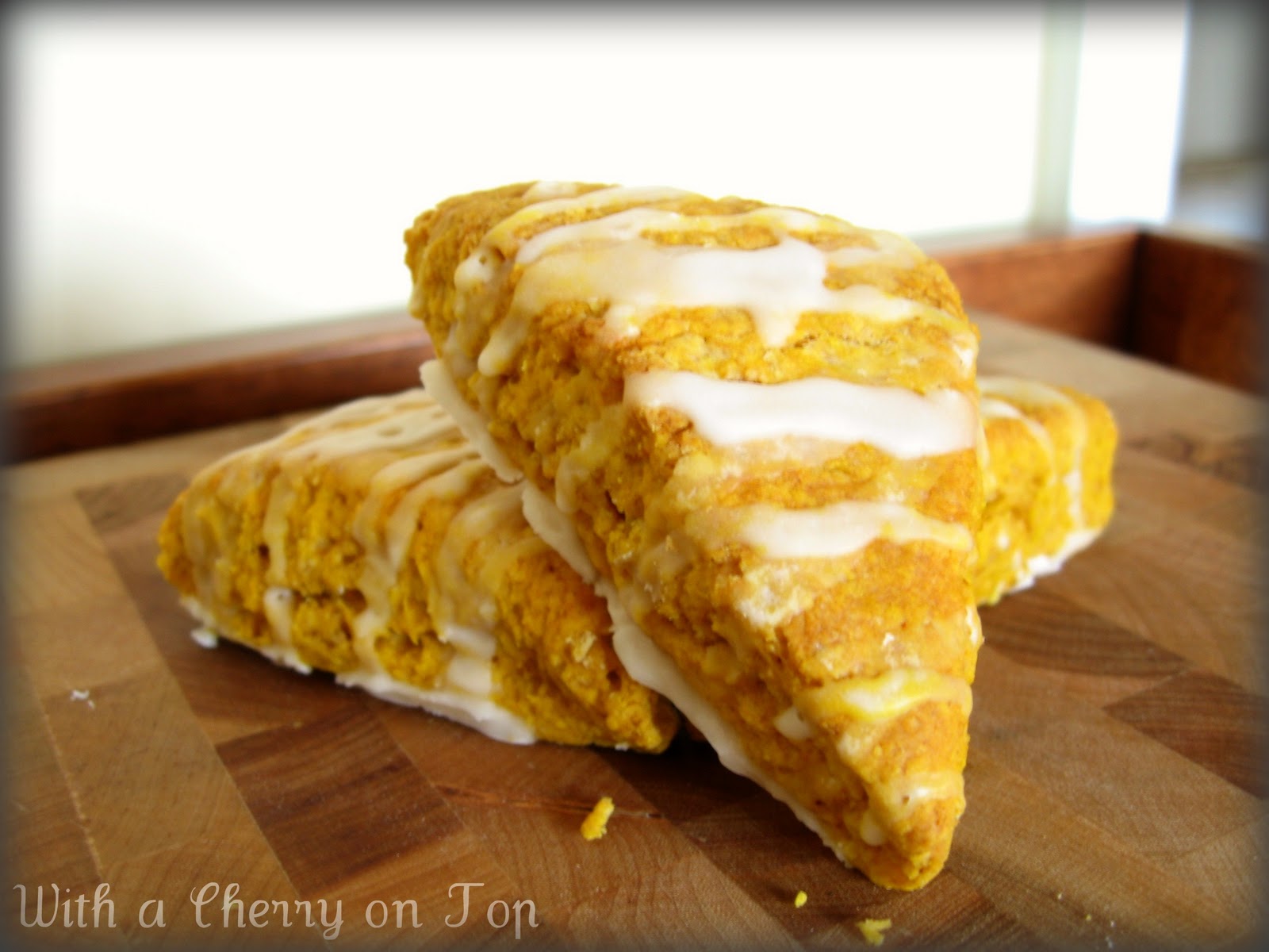 With a Cherry on Top Starbucks' Pumpkin Scones