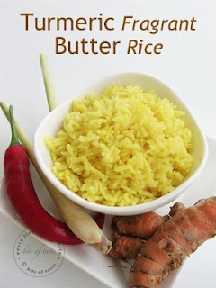 Turmeric Fragrant Butter Rice from Bits of Taste