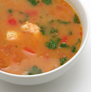 Brazilian shrimp soup